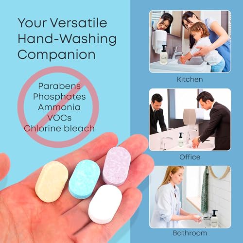 Foaming Hand Soap Tablet Refill ? 6 Tablets | Orange Scent | Non-Toxic, Plastic-Free, Zero Waste, Just-Add-Water | Safe for Kids, Home & Travel (Sweet Orange)