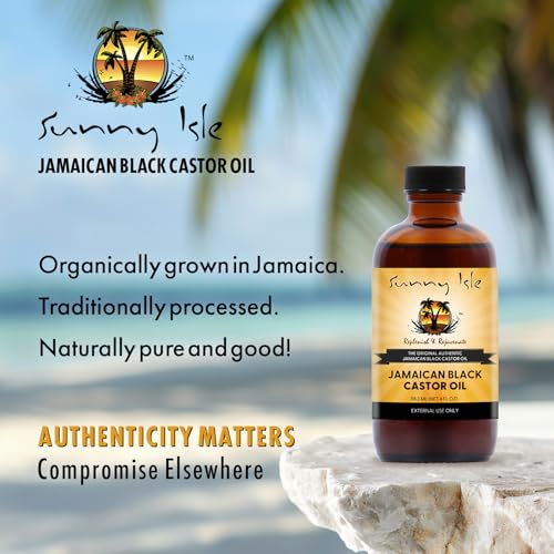Sunny Isle Jamaican Black Castor Oil 4oz | Hair Growth & Scalp Care