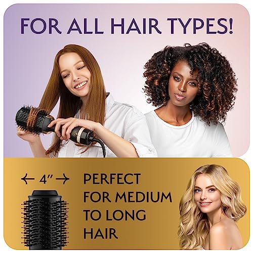 Professional Oval Blowout Brush 75MM - Hot Air Styler & Volumizer