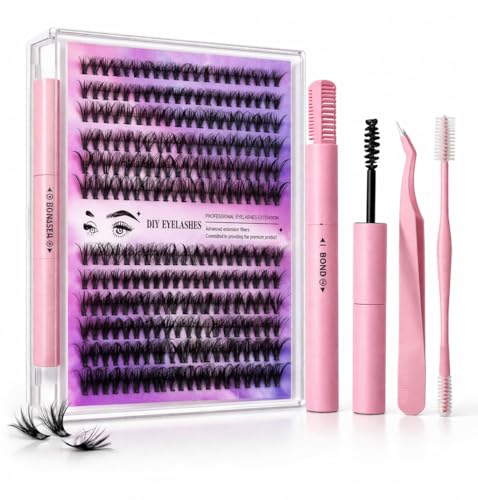DIY Cluster Lashes 240pcs - Natural Lash Extensions Kit