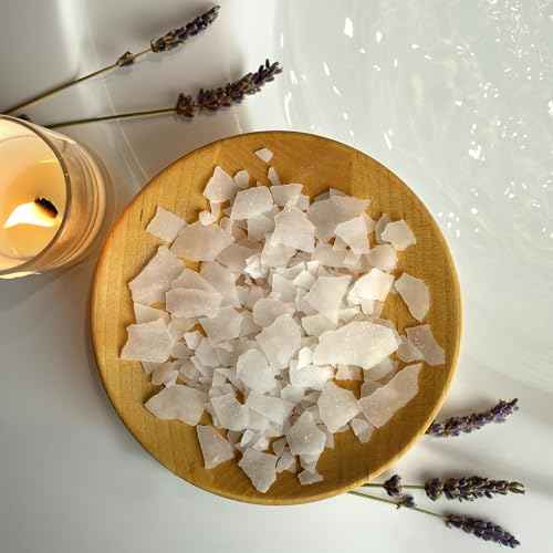 Village Naturals Therapy Calm Magnesium Bath Flakes, Lavender Vanilla Scent, 2.5 lbs