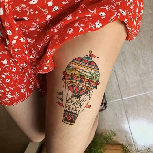 8 Sheets Nautical Temporary Tattoos for Adults - Waterproof