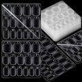 Teenitor 600pcs Press on Nail Adhesive Tabs - 15 Sizes, Clear/Yellow