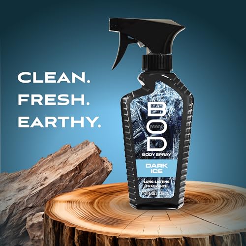 BOD man Dark Ice Fragrance Body Spray 8 fl oz 2-pack