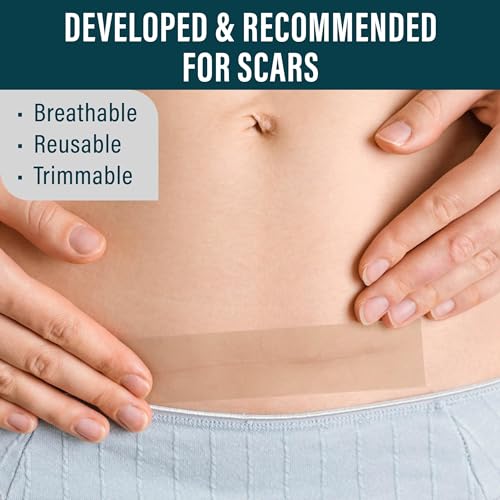 NUVADERMIS Silicone Scar Tape & Overnight Intensive Scar Cream ? Complete Scar Care Duo for Surgical Scars