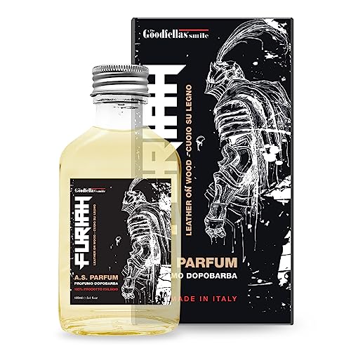 The Goodfellas' smile, FURIAH (Leather & Wood) Aftershave Lotion, Refreshes & Tones, 100ml, Made In Italy