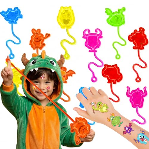 48 PCS Monster Party Favors - Stick Hands & Tattoos Goodie Bag Set