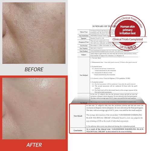 Ritual Cream Deep Hydrating and Skin Barrier Strengthening Formula with Darjeeling Tea Extract Ceramides and Botanical Oils for Dry Sensitive Skin 65ml / 2.20 fl.oz