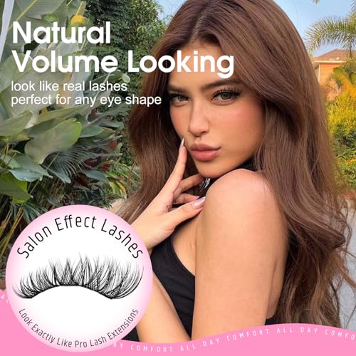 Wispy Lash Clusters C Curl 8-16mm Natural Eyelash Extensions