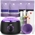 BLITZWAX Brazilian Bikini Wax Kit with Digital Warmer & 51 Items
