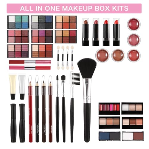 Hegafoo All-in-One Makeup Kit for Teens - 106 Pcs Professional Set