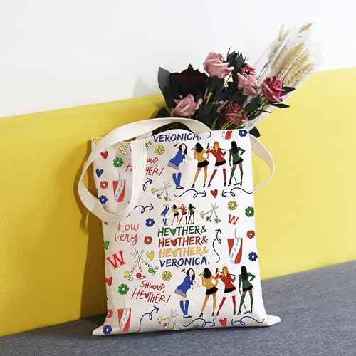 TSOTMO Sisters Musical Survival Bag Musical Queens Inspired Gift With Zipper Muscial Lover Toiletry Bag (Mu Heathers tote)