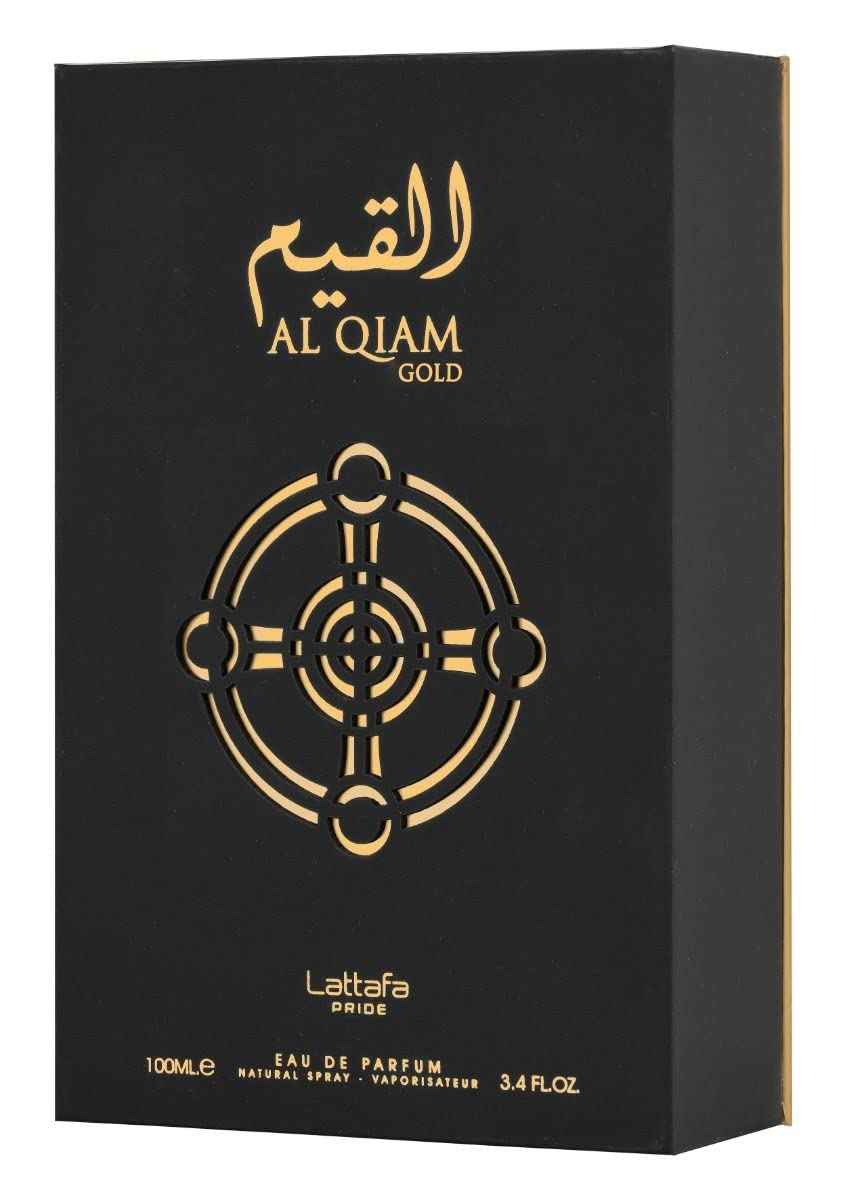 Lattafa Perfumes Al Qiam Gold for Unisex Eau de Parfum Spray, 3.4 Ounce