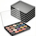 6-Pack Magnetic Makeup Palettes with Clear Top, 5.5x4 Inch