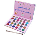 30 Colors Glitter Eyeshadow Palette with Brush - Waterproof