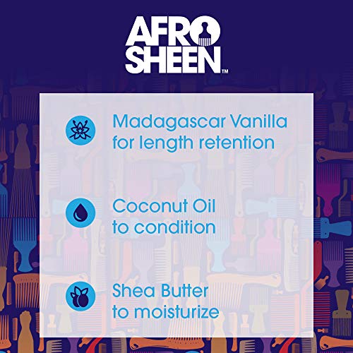 Afro Sheen Velvet Flow 4-in-1 Leave-in Spray. Protects hair against heat, detangles, and moisturizes. 8oz.
