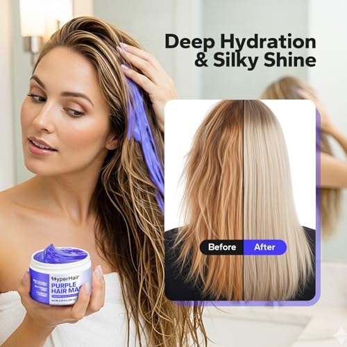 Purple Hair Mask 8.45 oz - Blonde Toner & Deep Conditioner