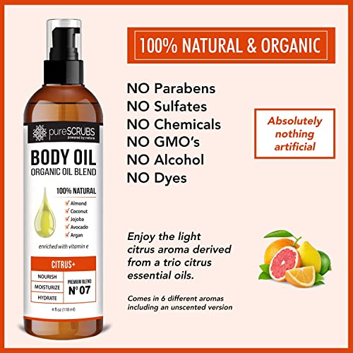 pureSCRUBS Citrus Body Scrub + Citrus Body Oil Bundle