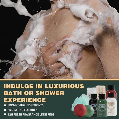 Rinse&Robust Mens Christmas Gifts 2025 Advent Calendar 24PCS Beauty Advent Calendar for Men Christmas Advent Calendars Holiday Gifts 24 Days Countdown Calendar Beard Care Grooming for Men