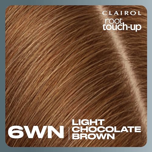 Clairol Root Touch-Up by Nice'n Easy Permanent Hair Dye, 6WN Light Chocolate Brown Hair Color, Pack of 1