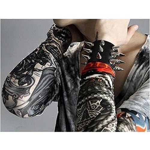 20pcs Set Fake Temporary Tattoo Sleeves Body Art Arm Stockings Accessories - Designs Tribal,Dragon,Skull,and Etc.