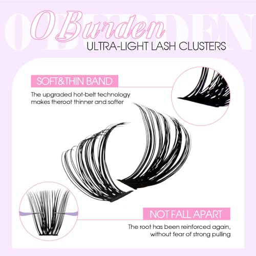 WENDY LASHES 30D-100D Cluster Lashes DIY Kit 10-16mm