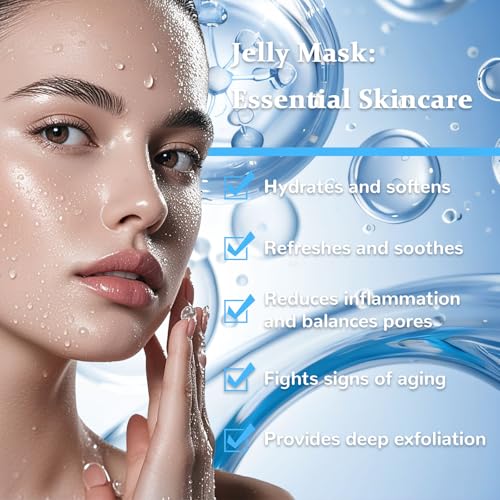 Collagen Jelly Mask ? Jelly Mask for Facials & Vajacial, Mascarilla Hidropl?stica Facial,Esthetician Supplies for All Skin Types (Hyaluronic Acid)