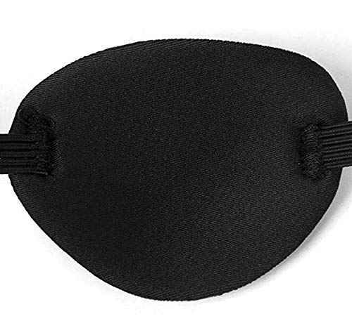 DNHCLL Adults And Kids Black Adjustable Soft and Comfortable Sponge Eye Patch Strabismus Eye Mask With Buckle For Recovery Eye And Cure Children Lazy Eye