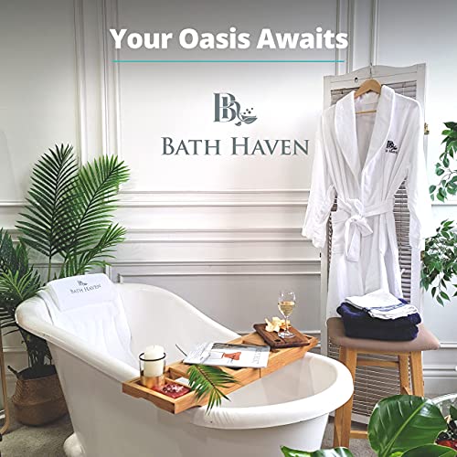 Bath Haven Luxury Bath Pillow with 3D Mesh Head Neck Support