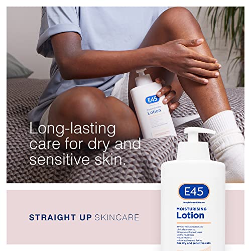 E45 Dermatological Moisturising Lotion, 500 ml, Pack of 5