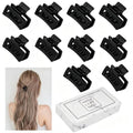 Mini Claw Hair Clips for Women & Girls, 1.5 Inch Black Hair Claw Set