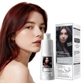 Wine Red 3-in-1 Hair Dye Shampoo for Gray Hair Coverage