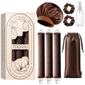 Togayu Heatless Hair Curler Set with Satin Sleep Bonnet & Scrunchies