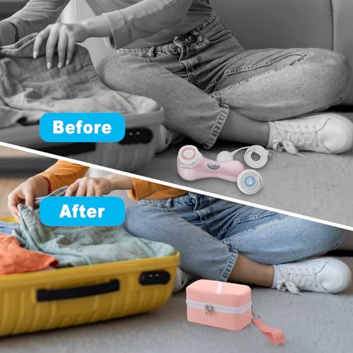 Beautyflier Travel Carrying Bag Compatible with Clarisonic Mia 2 Cleansing System, Portable Storage Bag for Clarisonic Mia 2 and Accessories with Hanging Strap, Protective Bag Only