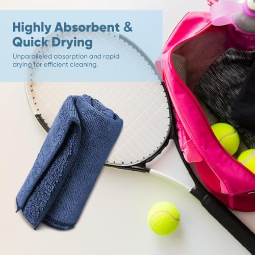 HOMEXCEL Microfiber Wash Cloths - Quick Dry, Super Absorbent