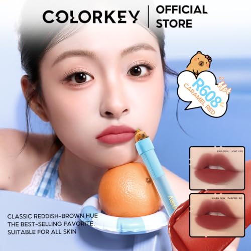 COLORKEY Capybara Matte Velvet Lipstick - Waterproof Long-Lasting