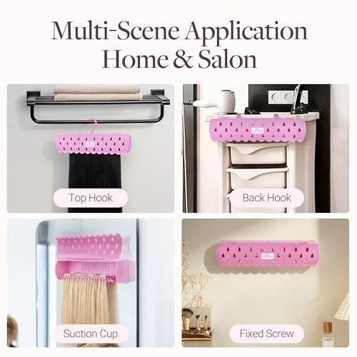 Hair Extension Holder Stand with 5 Installation Modes
