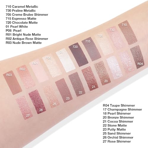 Kaely Champagne Shimmer Cream Eyeshadow Pot, Waterproof