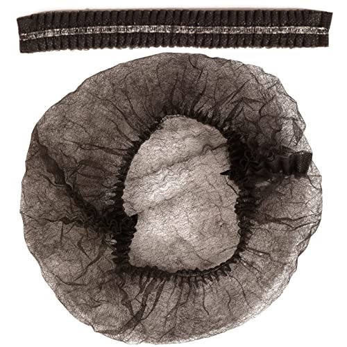 Disposable Bouffant Caps 100 Pack, 21" Hairnets for Food Service