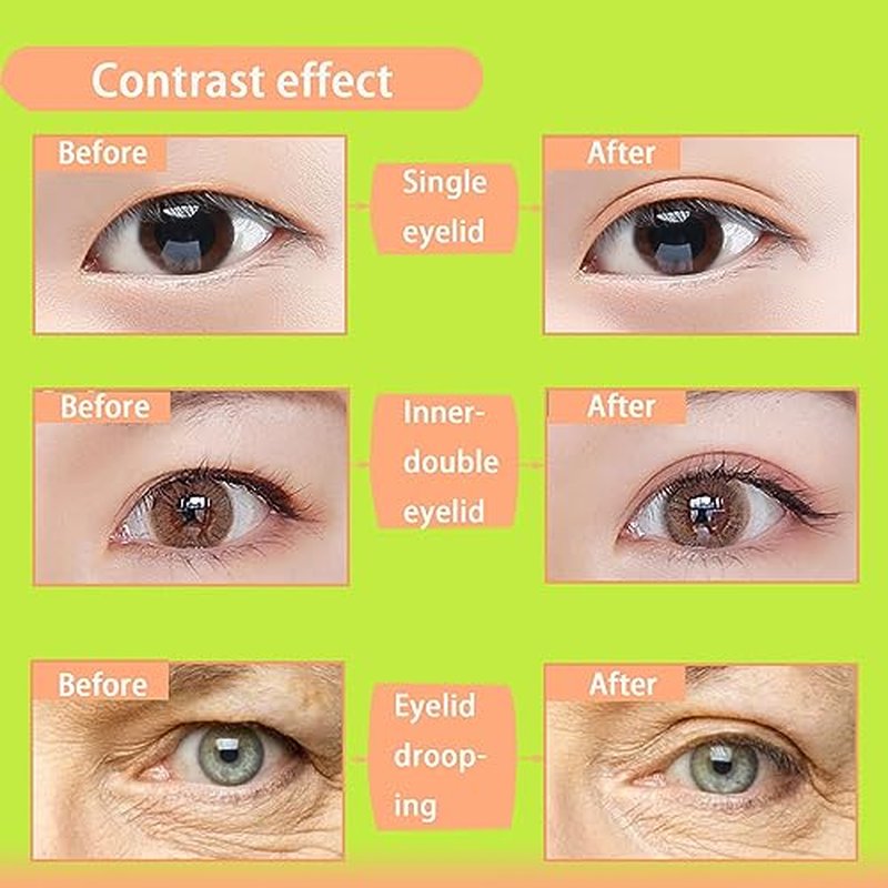 600Pcs 3MM Eyelid Lift Strips - Double Eyelid Tape for Hooded Eyes