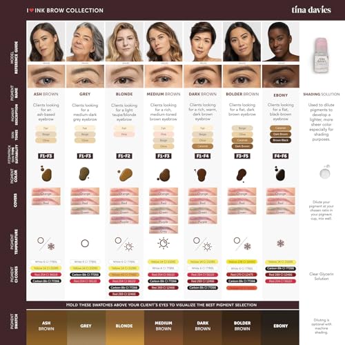 Tina Davies I Love Ink Blonde Eyebrow Pigment - 1/2oz