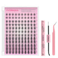 Manga Lash Clusters Kit-Eyelash Clusters.Wispy Lash Clusters Kit. Lash Clusters.Pro Lash. False Eyelashes & Adhesives. Diy Lash Extension Kit(Fairy kit 120pcs)