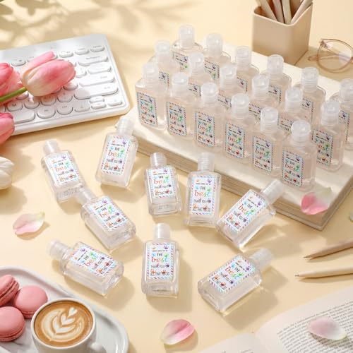Demissle 50 Pcs Thank You Gifts Bulk Mini Hand Soap Scented Hand Soap Travel Size Inspirational Appreciation Gifts for Coworker Stuff Employee Teacher Treat Goodie Bag Stuffers Graduation Party Favors