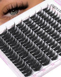 Reusable Fluffy Manga Lash Clusters Set - 12-14-16mm Wispy Extensions