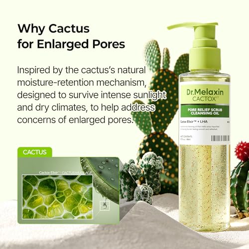 Pore Relief Scrub Cleansing Oil with Cactox & LHA