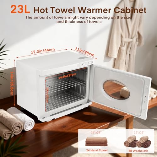Yofuly 23L Hot Towel Warmer Cabinet for Spa & Salon