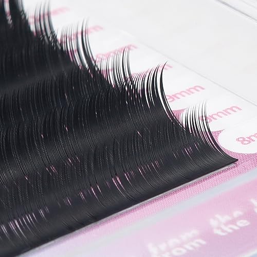 16 Rows Volume Classic Eyelash Extension 0.15 C Curl 8-15mm Mix Matte Black Individual False Eye Lashes Extension Salon Use Natural Soft Fake Eyelashes Supplies (0.15 C, 8-15mm Mix)