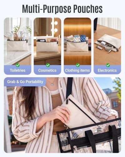 Travel Packing Cubes Set - 8-Piece Luggage Organizer with Shoe Bag