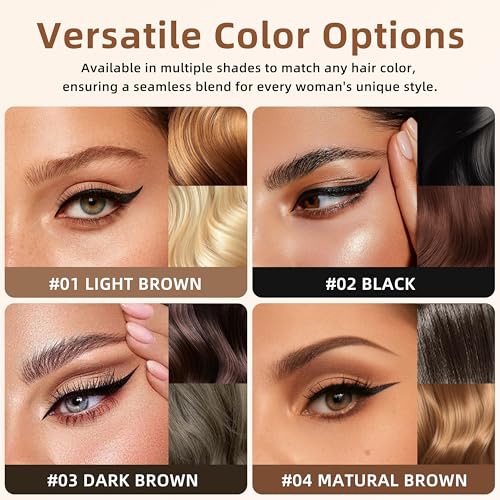 Waterproof Eyebrow Pen Microblading Brow Pen Dark Brown