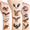 Eagle Temporary Tattoos 8 Sheets 80PCS | Party Favors